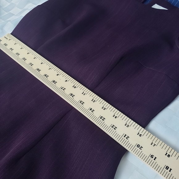 Scarlett Plum Color Sleeveless Crew Neck Purple Pencil Women's  Dress Size 9 - Picture 6 of 9